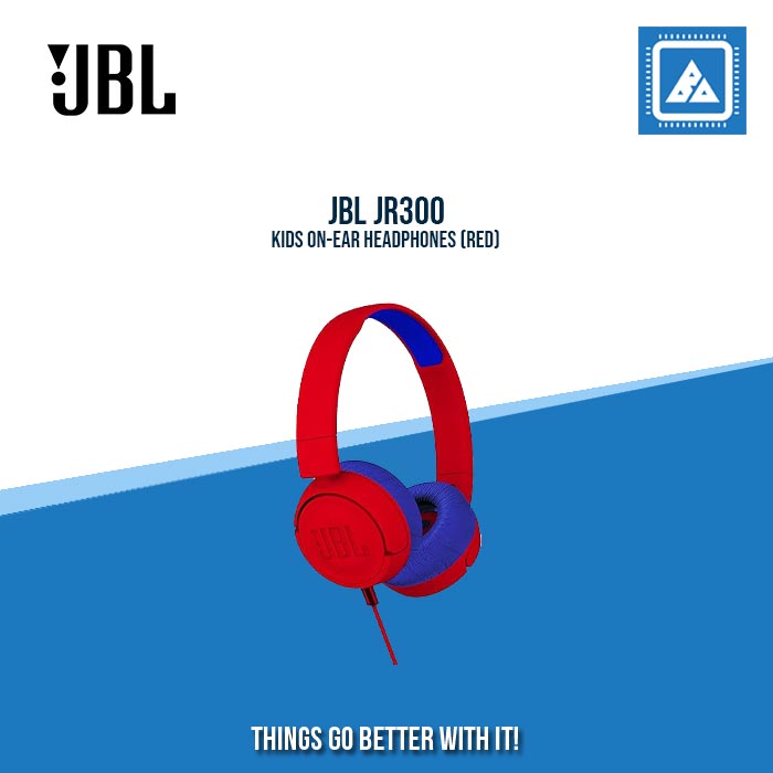 JBL JR300 KIDS ON-EAR HEADPHONES (RED) JBL JR300 KIDS ON-EAR HEADPHONES (RED)
